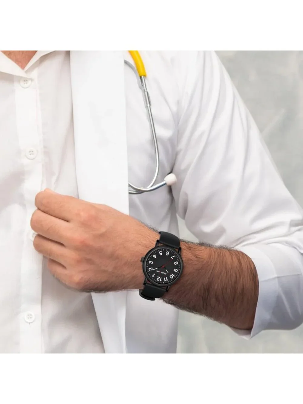 Waterproof Nurse Watch for Medical Professionals & Students - Luminous Easy Read